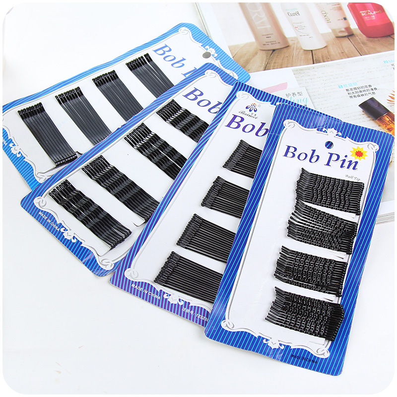 Hairclip Adult hair clip Hairpin Clip Lipped Sea Black Hair Clip Black Clip Just Clip Brief Disc Hair Small U Type Clip