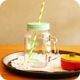 Korea Creative Lady Juice Cup Hộ gia đình Uống Ly thủy tinh cầm tay Pipette Cup Cup Hand Cup với Cover Cup
