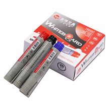 Toyo Whiteboard pen red black and blue erasable ink thick head WB520 large capacity water-based reuse