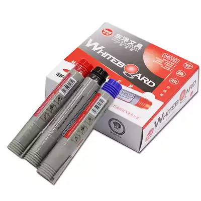 Toyo whiteboard pen red black blue erasable ink thick head WB520 large capacity water-based reuse