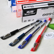 True color 009 bullet head gel pen 0 5mm red and black blue signature pen student exam water pen business