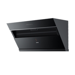 Supor Mj12 Range Hood and Gas Stove Combo Set, Side Suction Type, High Suction Power, Two-Piece Set, Self-Cleaning