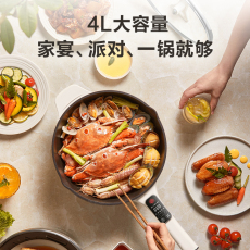 Плиты 苏泊尔电炒锅家用多功能电炒菜锅一体式电煮锅电热锅蒸煎炒电火锅