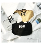 Книга из ткани, ранец, универсальный рюкзак подходит для мужчин и женщин для отдыха, большие глаза, в корейском стиле