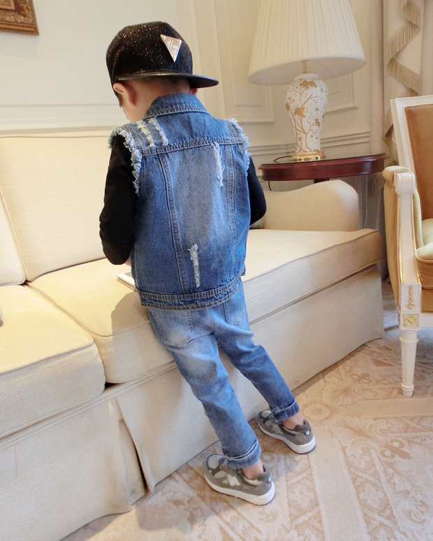 Gilet enfant en toile - Ref 2069612 Image 11