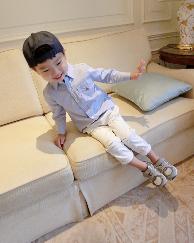 Chemise enfant à manche longue - Ref 2083693 Image 22