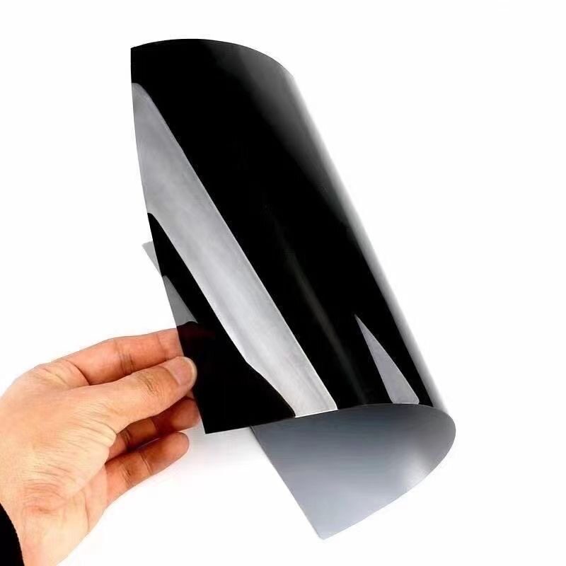 Car Imported Pet Ultra-Bright Piano Black Roof Film, Bright Black and White Full Car Bright Strip, Color Change Modification Paint Protection Film