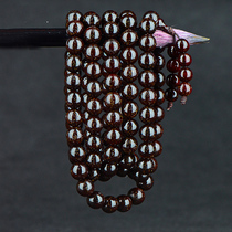 Small Leafy Purple Sandalwood Bracelet of authentic Indian sandalwood Venus Play Gold Pearl Buddha Beads Multi-Circle Bracelet Men and Men 108