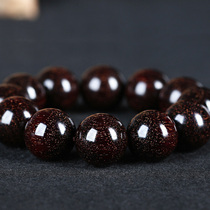 Indias new full of gold star Red sandalwood 20 old sandalwood 108 beads hand string mens bracelet female