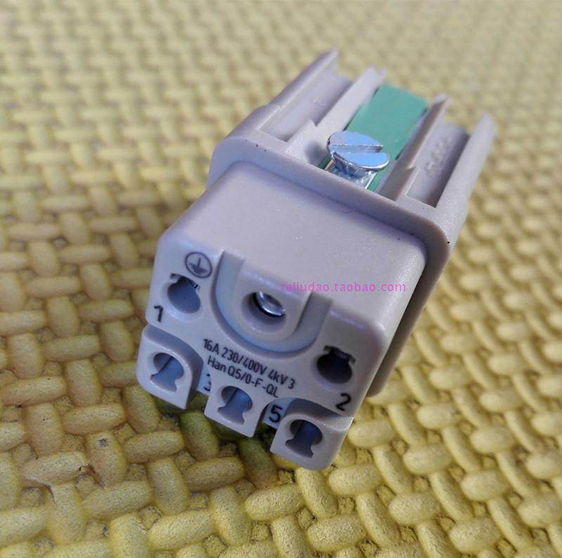 HARTING connector 09120052733 female core Han-Q5 0-F-QL original ABB IRB120