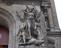 FRP campus culture sculpture modern copper figure European character resin celebrity head sculpture ornaments