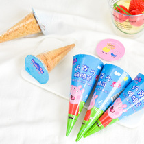 Piggy Page chocolate crispy tube 1 full box of chocolate biscuits children food cartoon snacks