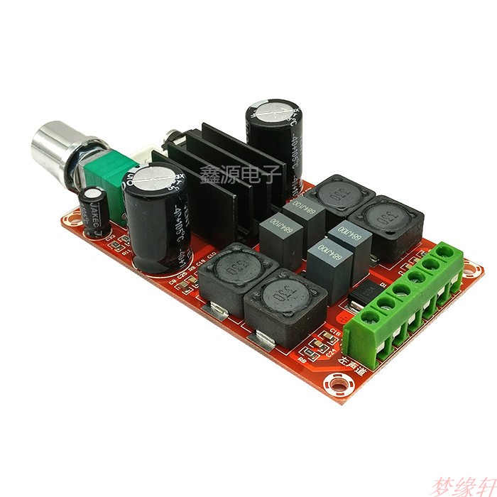 XH-M189 2*50W高端数字功放板DC24V TPA3116D2双声道立体声功放板