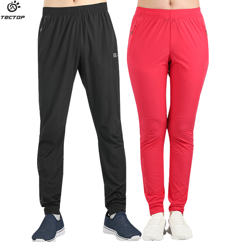 TECTOP Tantuo outdoor quick-drying pants for men and women elastic thin section breathable quick-drying climbing pants fitness closing sports pants