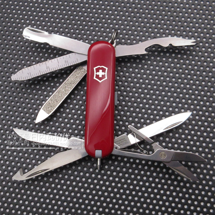 Đích thực được cấp phép Vickers Thụy Sĩ Army Knife Thống Champion 0.6385 Mini Hero EDC Pocket Knife