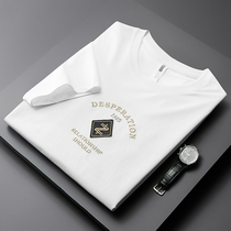 Self-retention recommended 2021 fashion new cotton thin soft letter print embroidery mens short sleeve t-shirt
