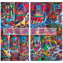 Special portrait of the dojo Buddhist and Taoist portraits ten halls ten kings water and land paintings single and double ten halls 2