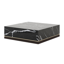 Italian Style Light Extravagant Marble Tea Table-like board Villa Living Room Home Modern Minima Square Tea Table table