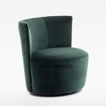 Modern minimalist cloth Sofa Chair Nordic Designer Leisure Chair-like Dining Room Hotel with a single stool