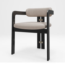 New Chinese Solid Wood Dining Chair Sales House Modern Light Lavish Wind Talks Chair Hotel Cafeterie Restaurant Single Armchair
