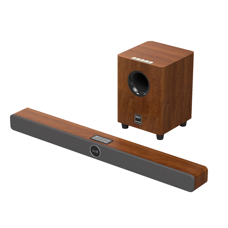 Qisheng Home Audio Karaoke Living Room Soundbar Home Theater Subwoofer Surround Ktv Tv Projector Set