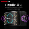 Qisheng K18 Home Ktv Audio Set 10inch Three-Way 18-Inch Unit Conference Living Room Tv Karaoke Machine Combination