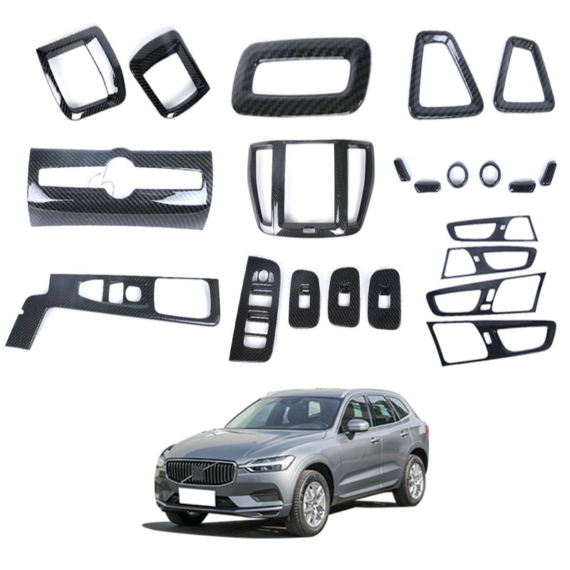 Suitable for 18-23 Volvo Xc60 Navigation Frame, Air Conditioning Switch, Inner Armrest, Inner Handle, Gear Shift Frame Interior