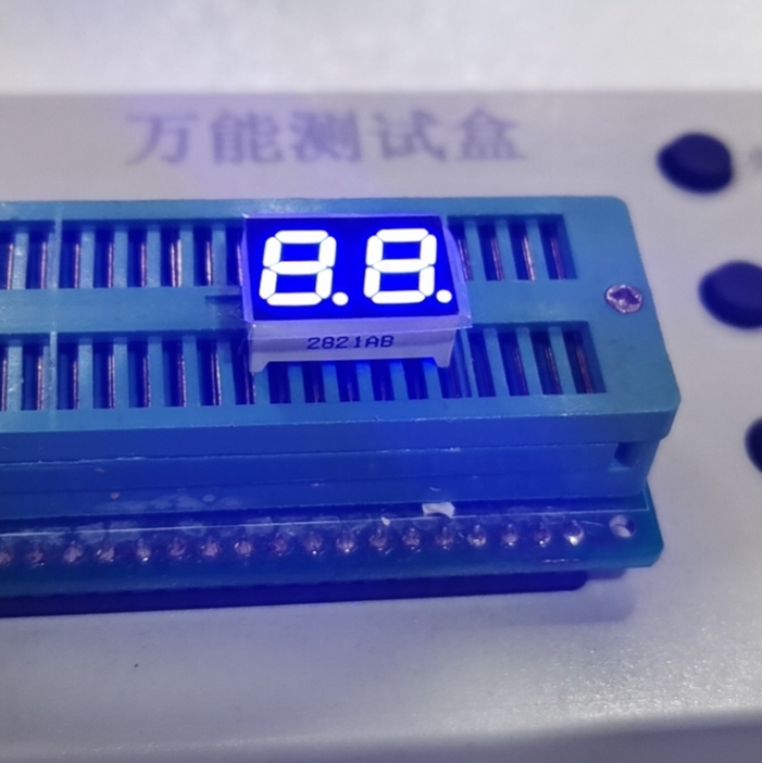 Manufacturer Direct 0 28 inches two glow tubes blue light 2821AB co-yin BB coyang 2-bit glow tube