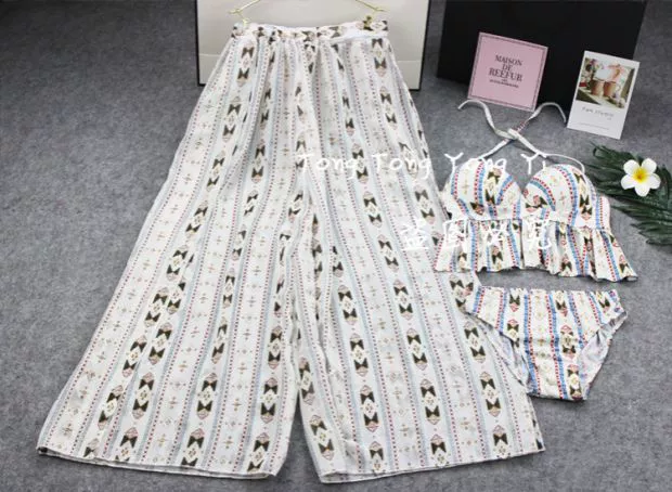 Thái Lan đi biển đi biển đầm thời trang áo tắm nữ tam giác bikini gợi cảm phù hợp với áo ba lỗ mùa xuân