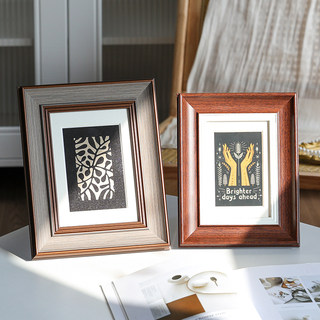 Vintage Display Stand Photo Frame Back Support 8 Inch 7 Inch 6 Inch 10 Text Calligraphy Picture Frame Photo Wedding Certificate A4