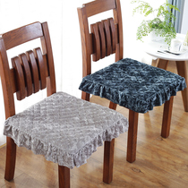 Winter thickened sponge plush chair cushion Office non-slip cushion Removable and washable solid wood dining chair cushion Car seat cushion