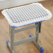 Summer thickened cotton hemp sponge chair pad Non-slip fabric cushion Student ass pad Office dining chair seat cushion