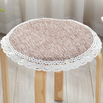 Summer non-slip round stool chair cushion Four seasons round cushion Round stool cushion Student dining chair cushion Round stool cover thin section