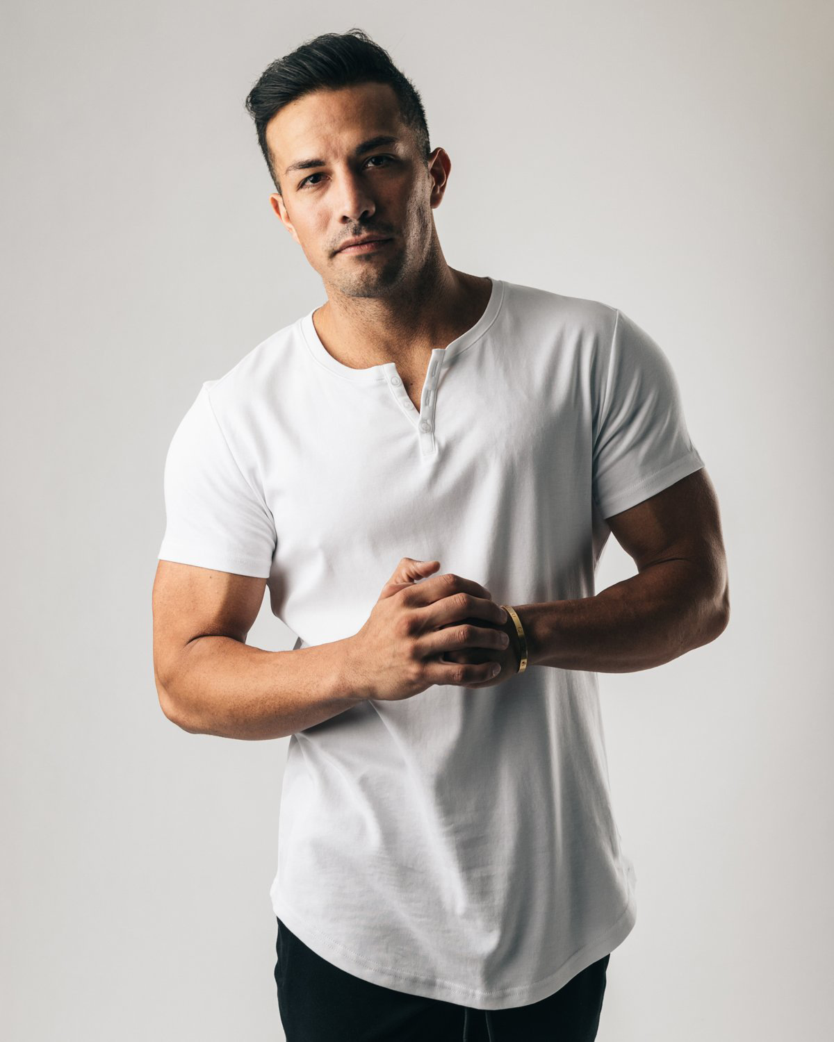 Muscle shirt brothers summer thin sports short-sleeved men's t-shirt pure cotton fitness training tight clothes men's slim T-shirt