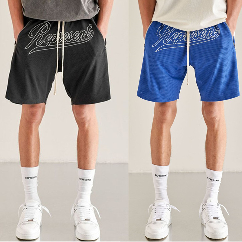 Muscle pants Brother summer air air speed dry casual pants men five-point fitness training shorts