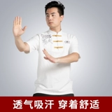 追风英雄 Хлопковая летняя футболка, спортивная одежда для единоборств, короткий рукав