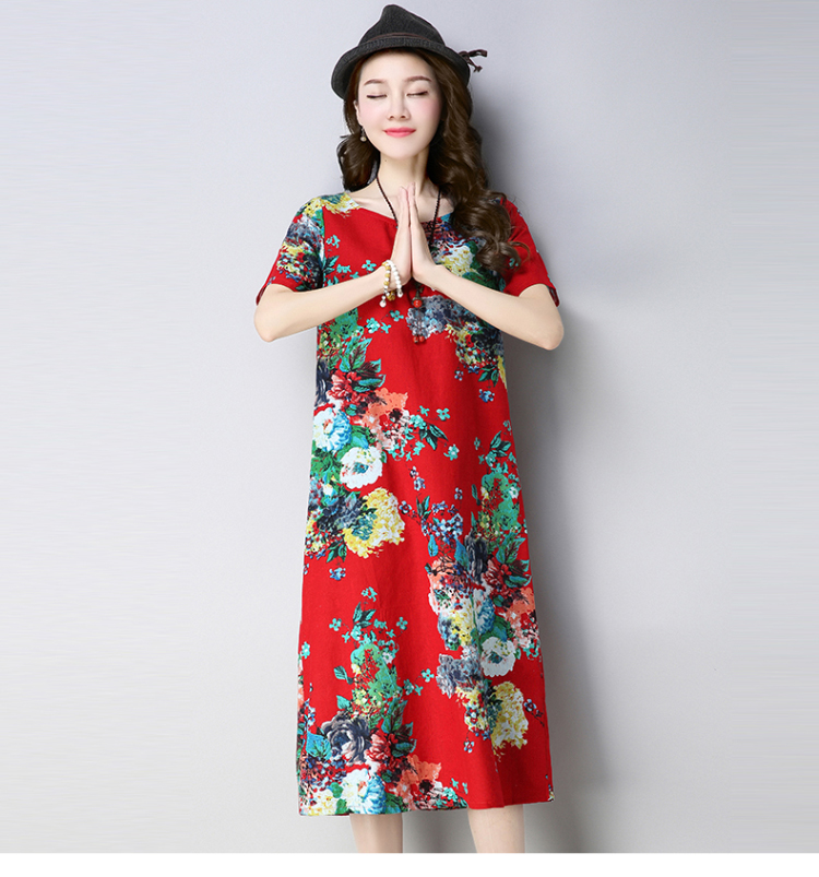 Robe femme en Coton et lin - Ref 3327112 Image 27