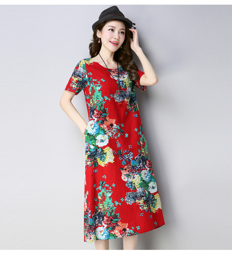 Robe femme en Coton et lin - Ref 3327112 Image 31