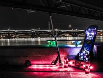 niubility cow board waterproof skateboard light electric skateboard lamp slide board modified lamp self-adhesive