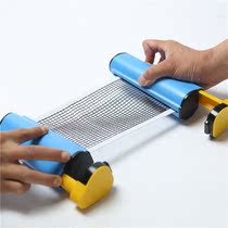 Portable large clip free telescopic grid table tennis grid frame retractable universal table Net 4 colors