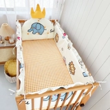 Бортики, хлопковая лента для приставной кровати, зимний комплект, покрывало, защита от столкновений