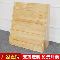 Kindergarten Children Solid Wood Bookshelves Student Floor Baby Containing Cabinet Brief Book Newspaper Shelf Easy Shelf Home