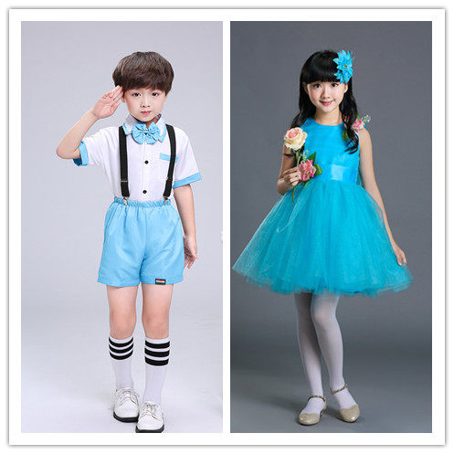 Children's Day Children's Day performance clothing baby bag pants chorus clothing boys and girls princess skirt kindergarten primary school students performance clothing