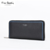 Pilkadan nam Wallet da đơn giản dài Zip-Up Túi Hand Clutch Clutch Bag cho doanh nghiệp Casual Wallet Clutch Clutch Bag 