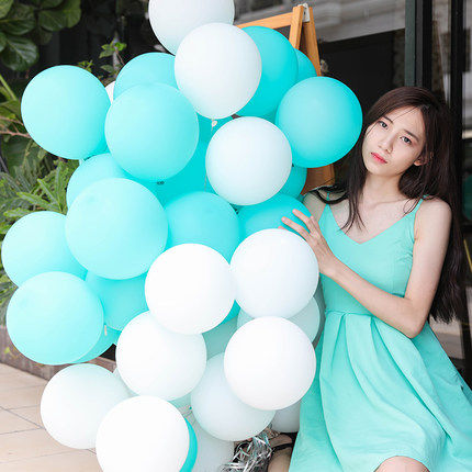 10 inch matt thickened latex helium balloon birthday party wedding proposal room creative layout supplies floating