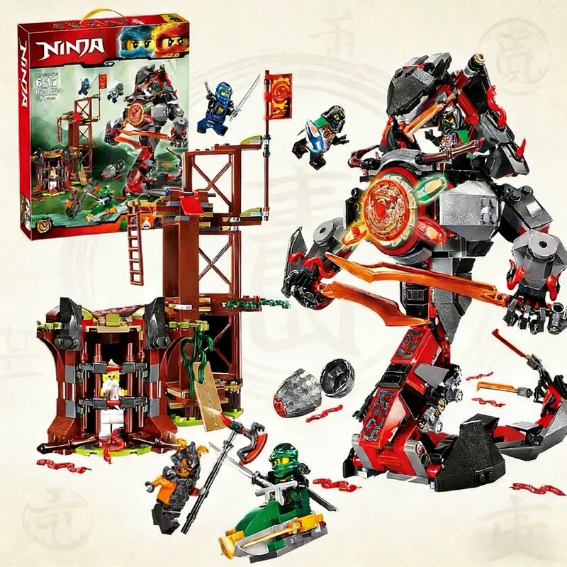 Ninjago Series Time Machine Giant Snake Blade Dragon Chariot Assembly Puzzle Building Blocks Gift Toy for Boys Ninjago Series Time Machine Giant Snake Blade Dragon Chariot Assembly Puzzle Building Blocks Gift Toy for Boys