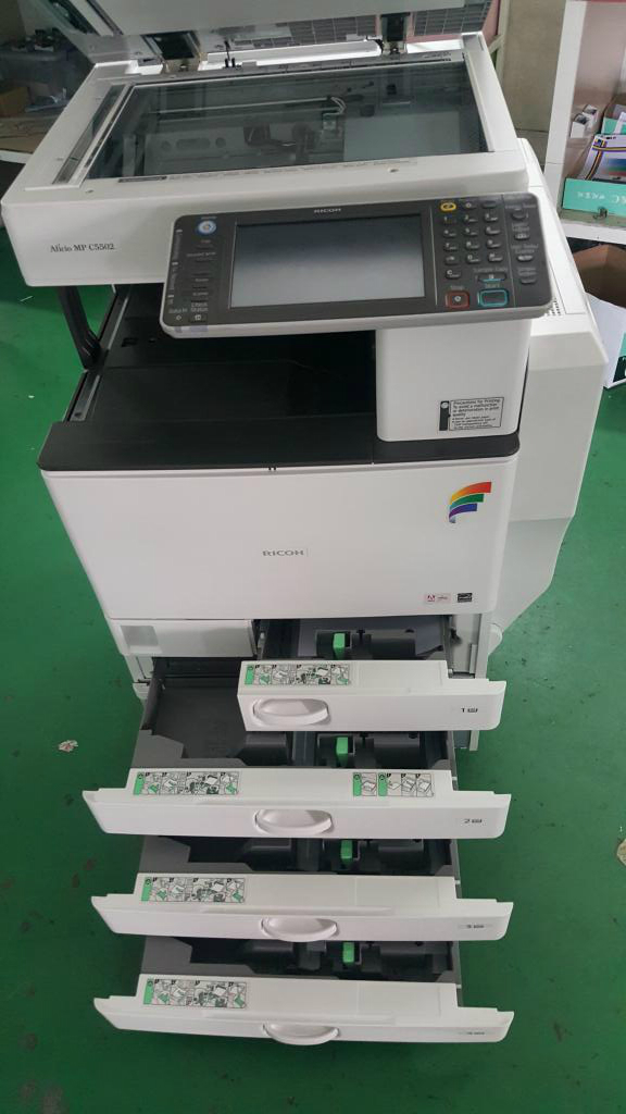 Máy in màu kỹ thuật số mới của máy in mpc3502 / 4502/550 tự động in hai mặt - Máy photocopy đa chức năng