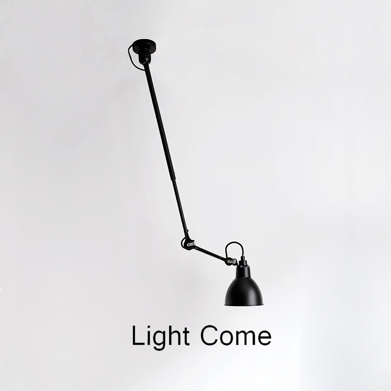 Light Come Industrial Style Adjustable Long Arm Pendant Light Red Lampshade Bedside Aisle Lighting Fixture Light Come Industrial Style Adjustable Long Arm Pendant Light Red Lampshade Bedside Aisle Lighting Fixture