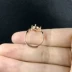 S925 sterling bạc nhẫn trống hỗ trợ hình elip 4x6mm5x7mm6x8mm7x9mm8x10mm ngọc bích jasper dát Nhẫn