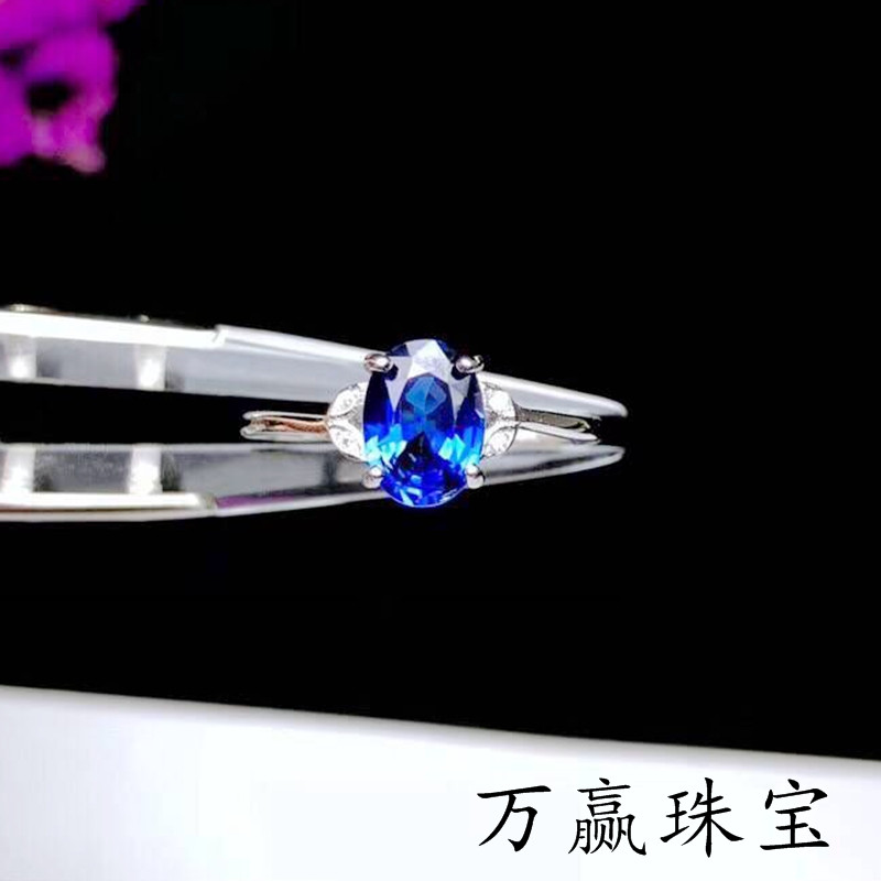 S925 sterling bạc nhẫn trống hỗ trợ hình elip 4 * 6-13 * 18mm thông số kỹ thuật hoàn toàn mới đơn giản thời trang nhẫn trực tiếp nhẫn nữ nhẫn trọn nam vàng 18k